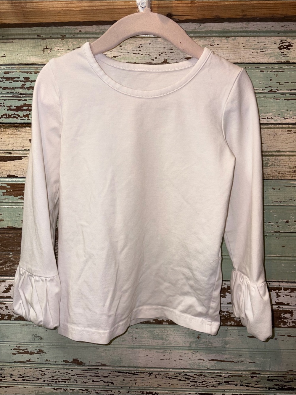 Serendipity Long Sleeve Top with Ruffle Cuffs